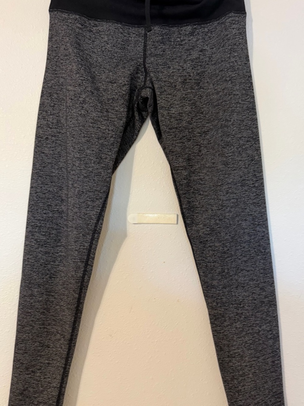 Tuff Athletics Black and Gray Heather Leggings
